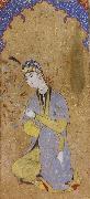 Muhammadi of Herat The Lady Beloved sits framed within the prayer niche Spain oil painting artist